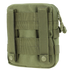The Condor G.P. Pouch - Scorpion OCP features MOLLE straps and snap buttons on the back, allowing easy attachment to gear or backpacks for military or law enforcement use.