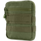 The Condor G.P. Pouch in Olive Drab features zippered compartments and MOLLE webbing, ideal for organizing gear and attaching to backpacks or belts.