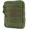 The Condor G.P. Pouch in Olive Drab features zippered compartments and MOLLE webbing, ideal for organizing gear and attaching to backpacks or belts.