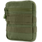 The Condor G.P. Pouch in Olive Drab features zippered compartments and MOLLE webbing, ideal for organizing gear and attaching to backpacks or belts.