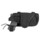 The Condor HT Holster in black, featuring a secured strap and holding a mock firearm, is shown on a plain white background.