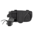 The Condor HT Holster in black, featuring a secured strap and holding a mock firearm, is shown on a plain white background.