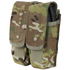 A Condor Double AK/AR Mag Pouch in Scorpion OCP holds two magazines and features a camouflage design.