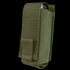 The Condor OC Pouch in Olive Drab is a tactical nylon pouch with a flap cover, partially revealing a small rectangular object inside.