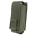 The Condor OC Pouch is an olive green nylon tactical pouch with a flap closure and visible stitching, partially revealing a white item inside.