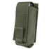 The Condor OC Pouch is an olive green nylon tactical pouch with a flap closure and visible stitching, partially revealing a white item inside.