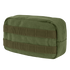 The Condor Utility Pouch in Olive Drab features horizontal MOLLE webbing on the front and is made from durable fabric, displayed against a white background.