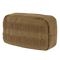The Condor Utility Pouch is a rectangular tan tactical pouch with durable fabric and MOLLE webbing on the front and side—ideal for EDC or law enforcement use.