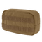 The Condor Utility Pouch is a rectangular tan tactical pouch with durable fabric and MOLLE webbing on the front and side—ideal for EDC or law enforcement use.