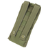 Condor Radio Pouch - Scorpion OCP with MOLLE straps and two snap buttons on the back, designed for easy attachment to gear or backpacks—ideal for first responders and law enforcement professionals.