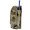 A Condor Radio Pouch in Scorpion OCP camouflage with a partially visible blue baton or antenna inside.