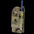 A Condor Radio Pouch in Scorpion OCP camouflage with a partially visible blue baton or antenna inside.