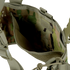 Top view of the Condor Rapid Assault Chest Rig in Scorpion OCP, featuring MOLLE webbing and straps, shown empty.