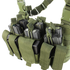 The Condor Recon Chest Rig in Multicam features multiple pouches for rifle magazines and EDC gear, making it ideal for the shooting range or law enforcement use.