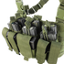 The Condor Recon Chest Rig in Multicam features multiple pouches for rifle magazines and EDC gear, making it ideal for the shooting range or law enforcement use.