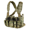 The Condor Recon Chest Rig in MultiCam features adjustable straps and multiple magazine pouches for tactical use.