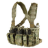The Condor Recon Chest Rig in MultiCam features adjustable straps and multiple magazine pouches for tactical use.
