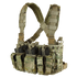 The Condor Recon Chest Rig in MultiCam features adjustable straps and multiple magazine pouches for tactical use.