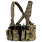 The Condor Recon Chest Rig in Scorpion OCP features multiple pouches and adjustable shoulder straps, ideal for carrying magazines and gear in a versatile camouflage design.