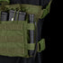 A close-up of the Condor Rapid Assault Chest Rig shows two rifle magazines and a black flashlight secured in green pouches, with visible straps and buckles.