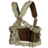 The Condor Rapid Assault Chest Rig in Scorpion OCP features adjustable straps, mesh backing, and MOLLE webbing, making it ideal for military or law enforcement operations.
