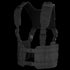 The Condor Ronin Chest Rig is a black tactical vest with adjustable straps, buckles, and MOLLE webbing, displayed on a white background.