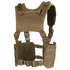 The Condor Ronin Chest Rig is a tan tactical vest with adjustable shoulder and waist straps, mesh panels, and multiple attachment points for gear and accessories.