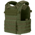 The Condor Modular Operator Plate Carrier Gen II is an olive green tactical vest featuring multiple modular attachment points and adjustable straps, designed for protective use.