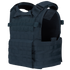 The Condor Modular Operator Plate Carrier Gen II is a dark blue tactical vest with adjustable shoulder and side straps, featuring multiple attachment points for gear and accessories.