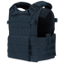 The Condor Modular Operator Plate Carrier Gen II is a dark blue tactical vest with adjustable shoulder and side straps, featuring multiple attachment points for gear and accessories.