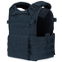 The Condor Modular Operator Plate Carrier Gen II is a black tactical vest featuring multiple rows of webbing and adjustable shoulder and side straps for enhanced protection and equipment carrying.
