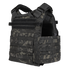 The Condor Modular Operator Plate Carrier Gen II in MultiCam Black features multiple straps, mesh inner lining, and Velcro panels for gear carriage and protection.