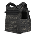 The Condor Modular Operator Plate Carrier Gen II in MultiCam Black features multiple straps, mesh inner lining, and Velcro panels for gear carriage and protection.