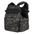 The Condor Modular Operator Plate Carrier Gen II in MultiCam Black features MOLLE webbing and adjustable shoulder straps, shown on a plain background.