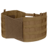 The Condor Modular Operator Plate Carrier Gen II is a tan tactical vest with MOLLE webbing and a Velcro flap, designed for attaching gear and providing support.