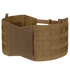 The Condor Modular Operator Plate Carrier Gen II is a tan tactical vest with MOLLE webbing and a Velcro flap, designed for attaching gear and providing support.