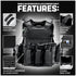 The Condor Modular Operator Plate Carrier Gen II in Scorpion OCP features removable shoulder pads, adjustable straps, 3D mesh liner, front map pocket, adjustable cummerbund, and internal waist strap.