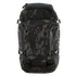The Condor Nomad Backpack 25L in MultiCam Black features multiple zippers, adjustable straps, and a top handle, shown from the front.