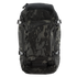 The Condor Nomad Backpack 25L in MultiCam Black features multiple zippers, adjustable straps, and a top handle, shown from the front.