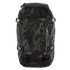 The Condor Nomad Backpack 25L in MultiCam Black features multiple zippers, adjustable straps, and a top handle, shown from the front.