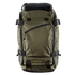 The Condor Nomad Backpack 25L in olive green features multiple black straps, buckles, and a front zippered pocket, shown against a plain white background.