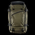 The Condor Nomad Backpack 25L in olive green features multiple straps, black buckles, a front zippered pocket, and a slightly open top showing the black interior—perfect for EDC or shooting range trips.
