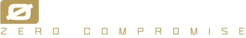 Logo with the word NOMAD using a slashed zero for the O, and the phrase ZERO COMPROMISE written below in gold, all on a light background.