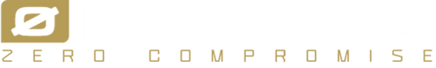 Logo with the word NOMAD (using a slashed zero), "ZERO COMPROMISE" tagline in uppercase below, representing the Condor Nomad Backpack 25L.