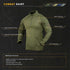 The Condor Long Sleeve Combat Shirt - Scorpion OCP features mesh and charcoal-infused panels, bicep pockets, cuff adjustment, and reinforced elbows for tactical use. See below for more features.
