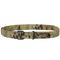 The Condor Riggers Belt in Scorpion OCP features a camouflage pattern, sturdy metal buckle, and small black side tag, shown on a white background.