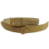 The Condor Cobra Gun Belt in MultiCam features a sturdy buckle and reinforced stitching, perfect for EDC or bushcraft, shown coiled on a white background.