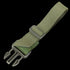 The Condor Speedy 2-Point Sling features a green nylon strap with an adjustable buckle and gray plastic side-release clasp, perfect for military or EDC use.