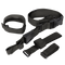 The Condor Tactical 3-Point Sling, featuring black adjustable nylon straps with plastic buckles and loops, is displayed on a plain background.