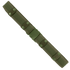 The Condor Tactical Belt in olive green features snap buttons, a plastic buckle, and multiple attachment loops, shown on a plain background.